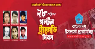 ২৮ অক্টোবরকে ‘পল্টন ট্রাজেডি দিবস’ ঘোষণা করে আলোকচিত্র প্রদর্শনী শিবিরের